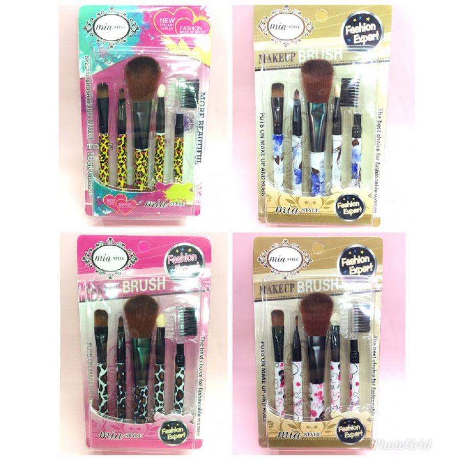 Produk Rekomendasi - (Mika) Kuas Set Make Up Murah isi 5 - Set Makeup Brush