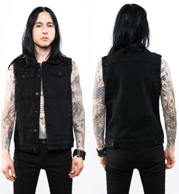 DISKON jaket Vest Jeans Denim Rompi Tanpa Lengan model levis good quality TERMURAH