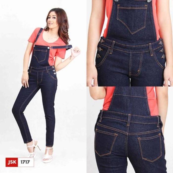 Celana Panjang Overall Jumsuit Kodok Wanita JSK Jeans (3 varian)