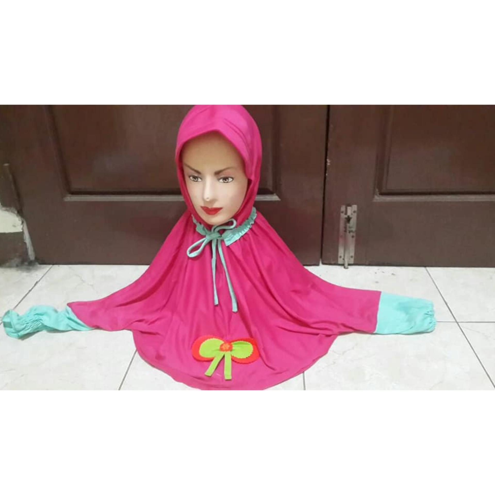 jilbab instan anak unik dengan lengan panjang
