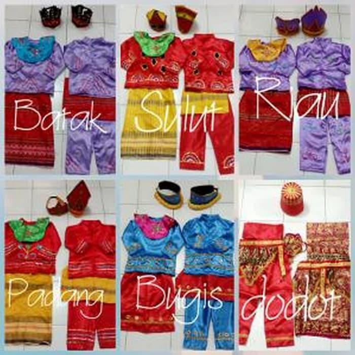 Sedang Diskon!! Baju Adat Anak Tk Nusantara Karnaval Berkualitas - ready stock