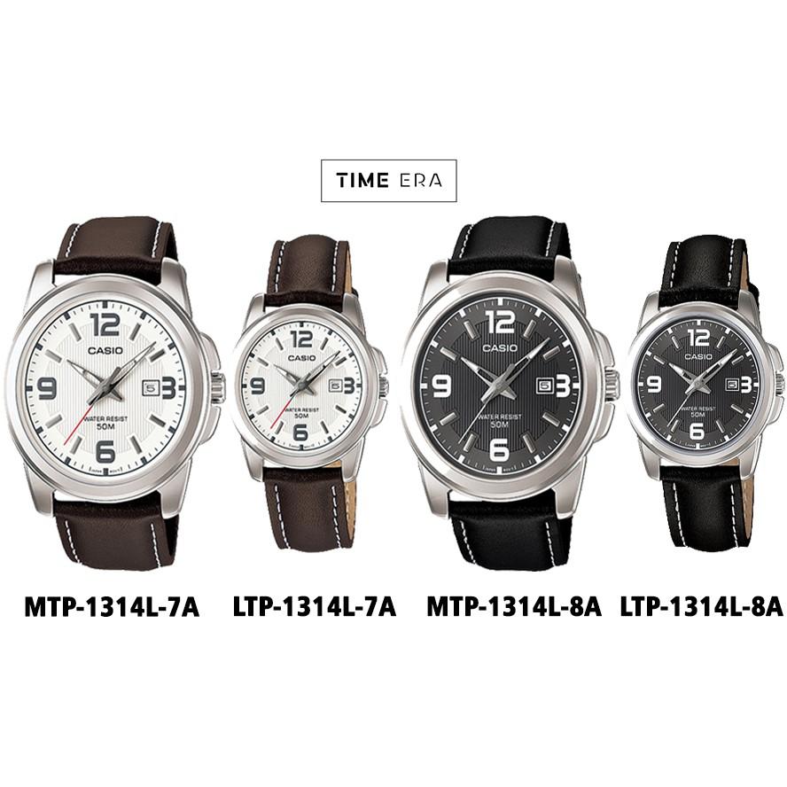 Jam Tangan Casio Original MTP-1314L 7A / 8A / LTP-1314L 7A / 8A (simple and glamorous) Jam Tangan Kulit