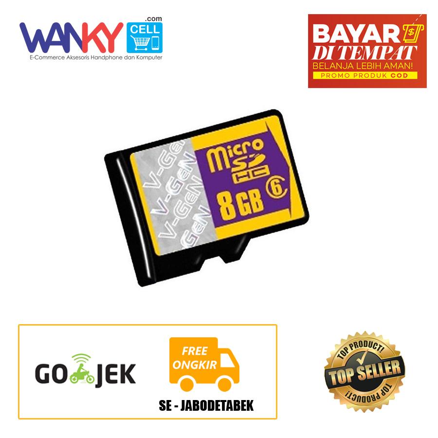 V-GEN Memory Card Micro SDHC 8GB Class 6 Non Adapter