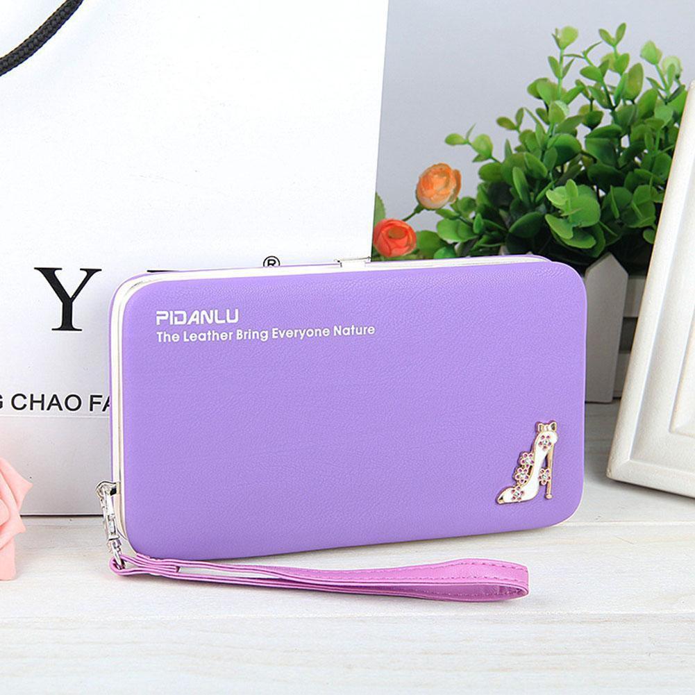 Dompet Panjang Wanita Motif High Heel Korea Pidanlu