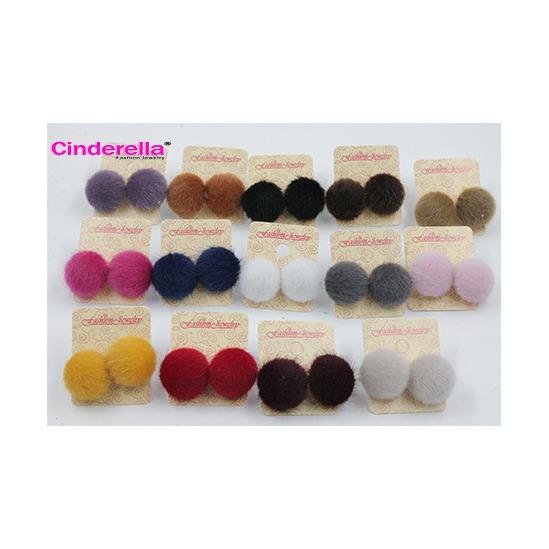 ANTING POMPOM TUSUK PREMIUM AKSESORIS KOREA WANITA MURAH WANITA