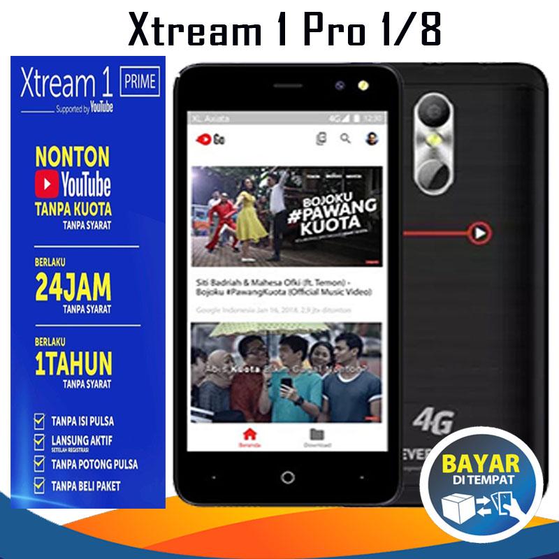 Evercoss Xtream 1 Pro M50 Star - Ram 1/8GB + Gratis Youtube 1 Tahun & Kuota 12GB