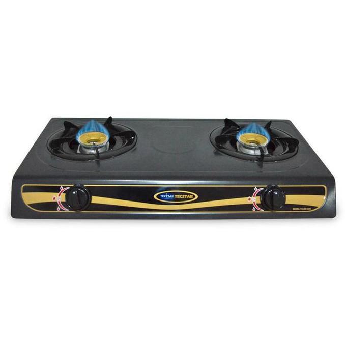 Tecstar Kompor Gas 2 Tungku Tg-688 Csb Body Teflon Stok Terbatas !!