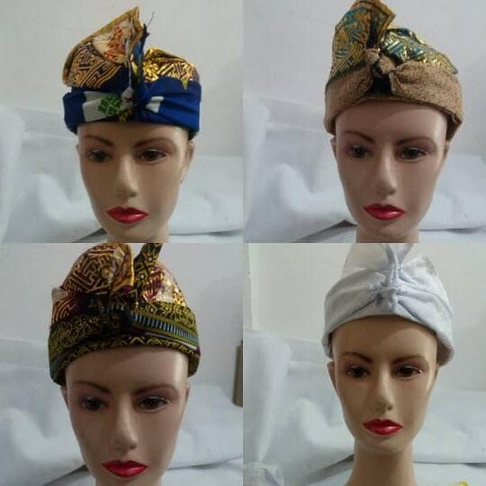 Costum Pesta Acessories Udeng Jadi Ikat Kepala Khas Bali Dewasa