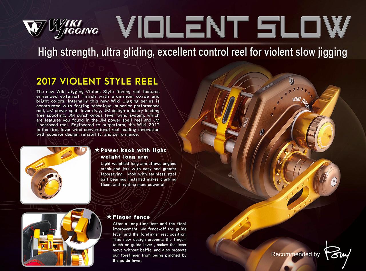 Jigging Master VS1500XH Wiki Violent Slow Left Handle-Reel Pancing JM