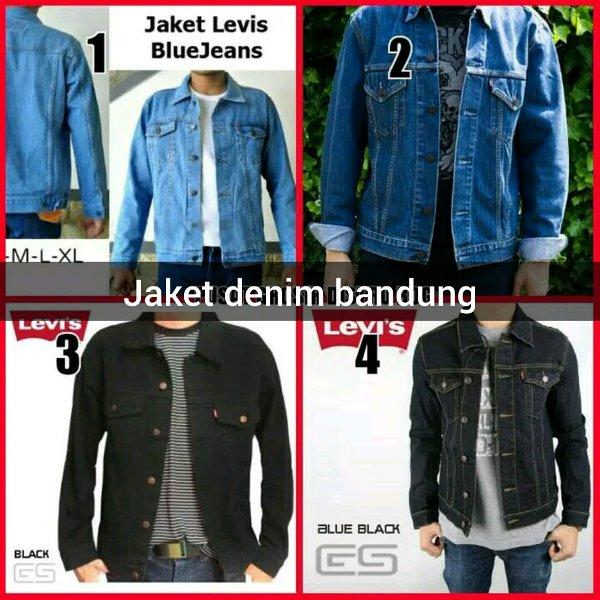 jaket jeans levis denim pria
