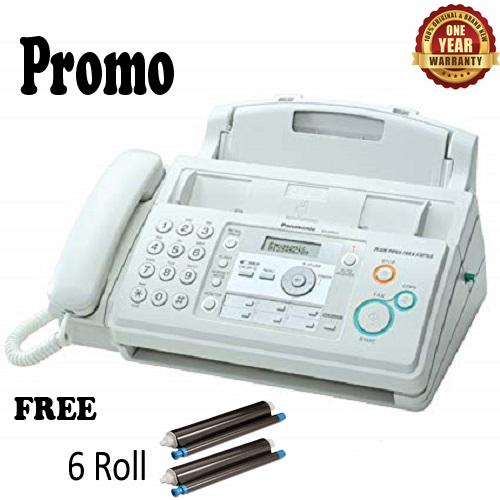 Panasonic Best Seller Murah KX-FP701 CX / FP-701 / FP 701 Facsimile Faximile Promo Free 6 Roll kx-PA92A Ribbon Film / Ink Plain Paper Fax [ Copy , fax , Telephone] - Bergaransi Resmi