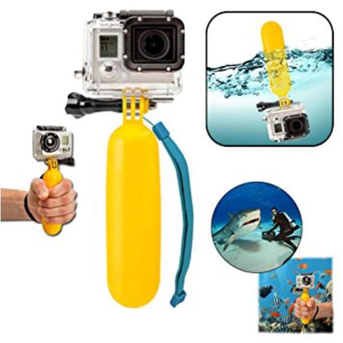 Ready!!! Floating Hand Grip Gopro Hero Xiaomi Yi Sj Action Cam Pelampung Kamera - ready stock