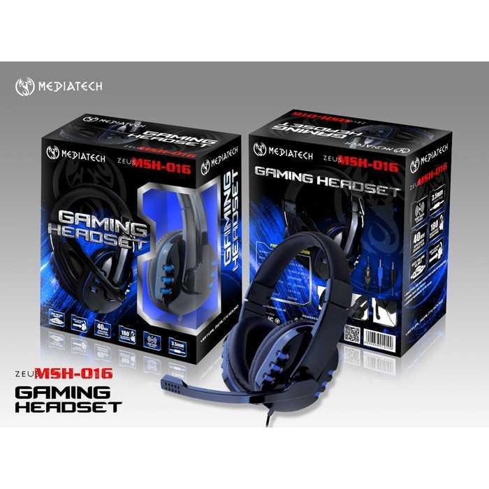 Best Seller!!! Mediatech Gaming Headset Zeus MSH-016 / MSH 016 Original Asli Murah