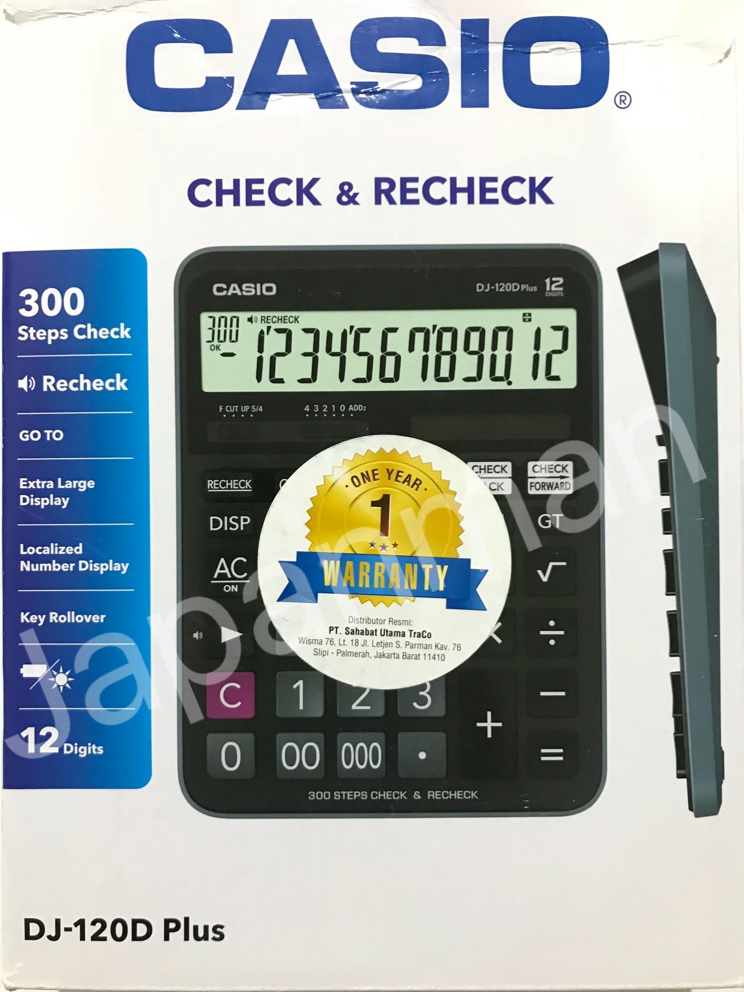 Casio Kalkulator DJ 120