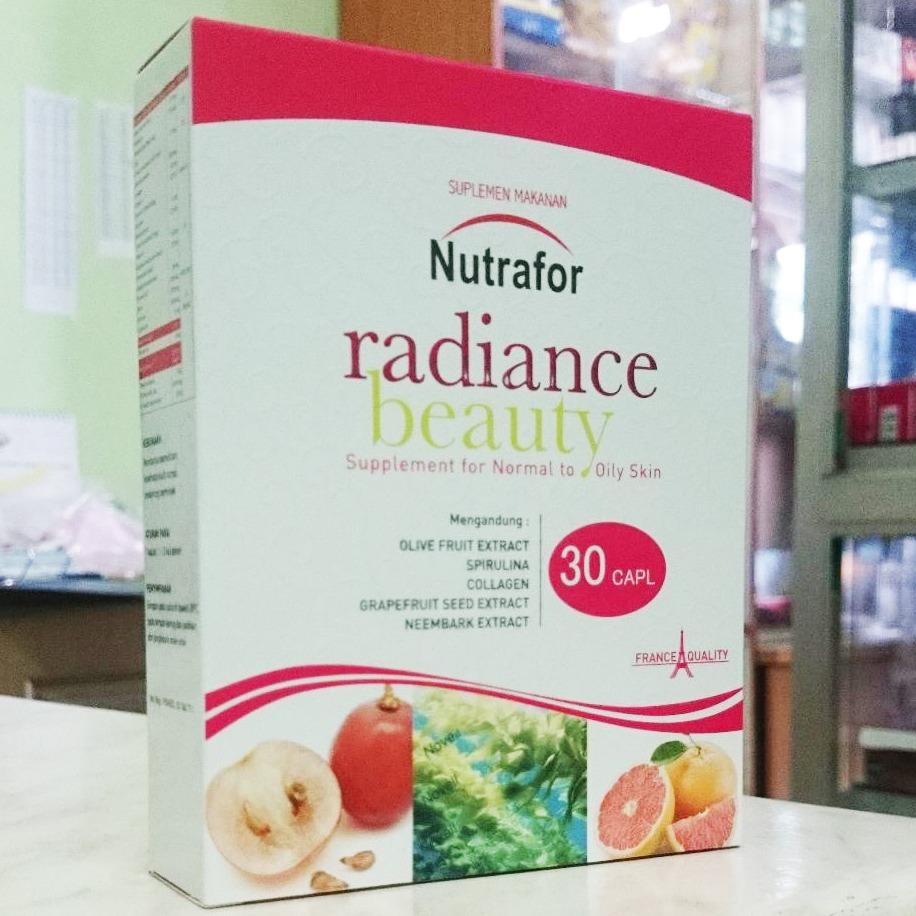 Nutrafor Radiance Beauty 1 Box / Obat Jerawat / Pencerah Wajah