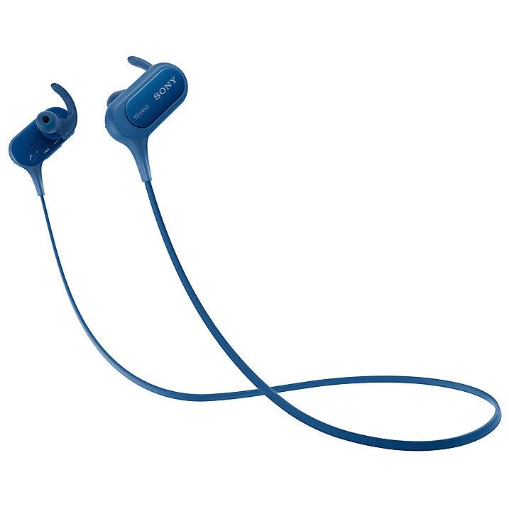 Sony Original MDR-XB50BS / MDR XB50BS / MDRXB50BS Blue Wireless Bluetooth Headphones With Mic - headset warna Biru garansi resmi 1 tahun Sony Indonesia