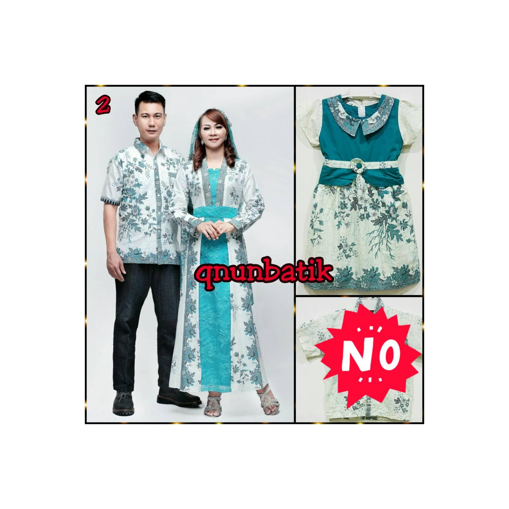 BATIK KELUARGA FAMILY GAMIS JUMBO XL KRISDAYANTI (KD) DASAR CREAM