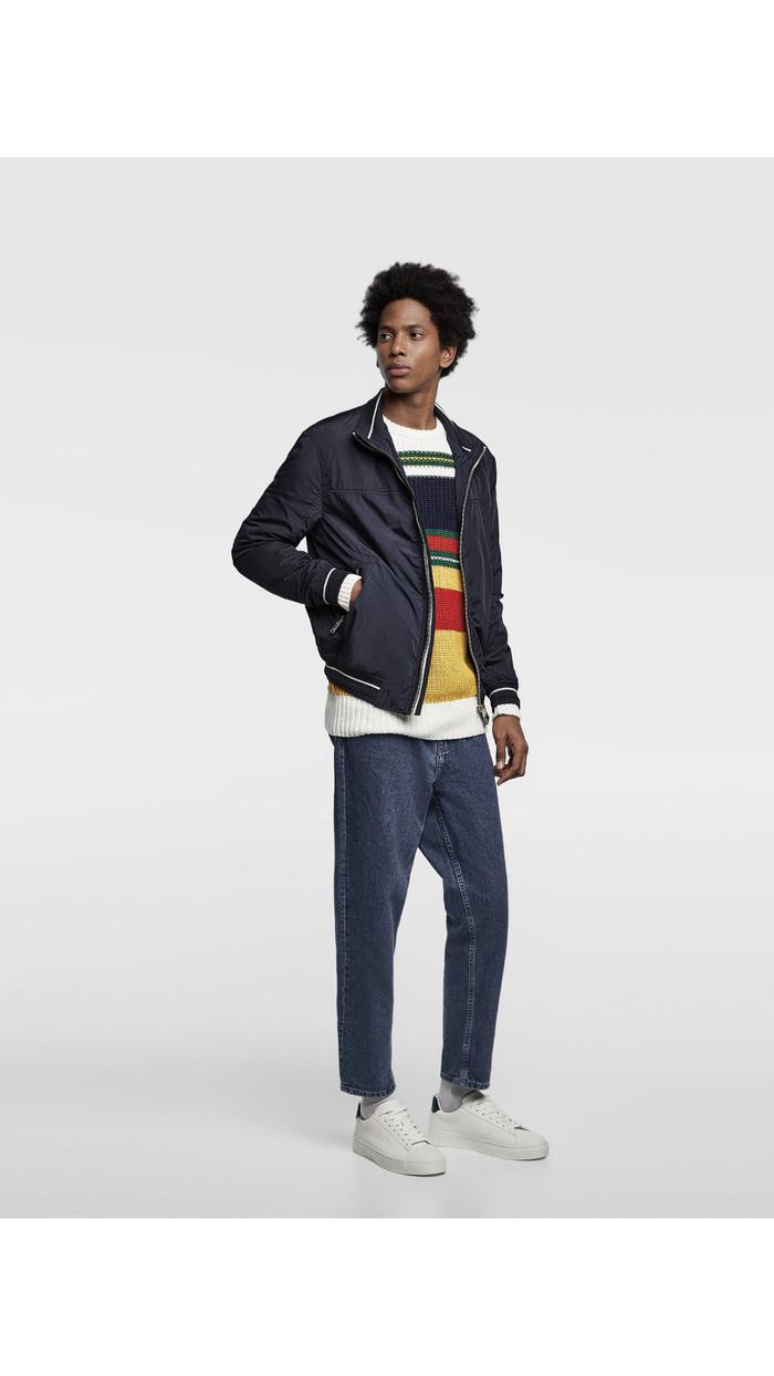 Hot Item!! JAKET BOMBER ZARA MAN ORIGINAL NOT LACOSTE FRED PERRY KENZO HNM - ready stock