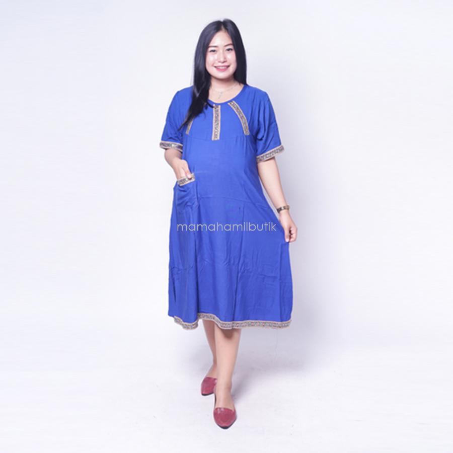 Ning Ayu Daster Hamil Motif Arab Silver Cantik Modis - DS 464 / Baju Hamil Kerja / Baju Hamil Modern / Baju Hamil Lucu / Baju Hamil Modis/ Baju Hamil Murah / Baju Hamil Untuk Kerja /Baju Hamil Muslim / Baju Hamil Seksi