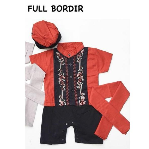 Koko Romper Bayi Baju Bayi Jumper Bayi Plus Peci Anak