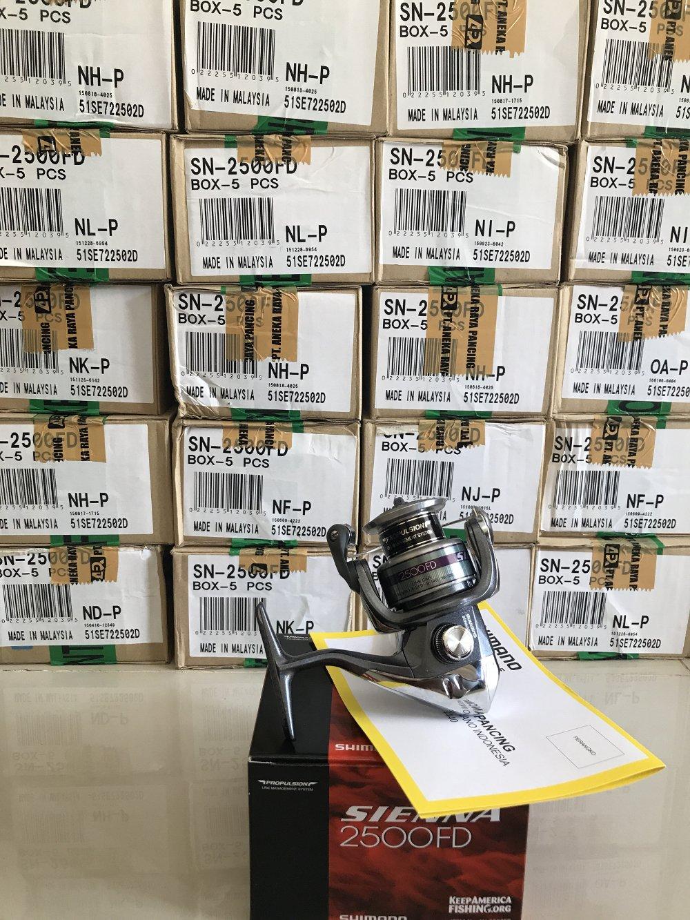 Reel Shimano Sienna 2500 Fd TERBARU BOS PANCING zerya_fishing