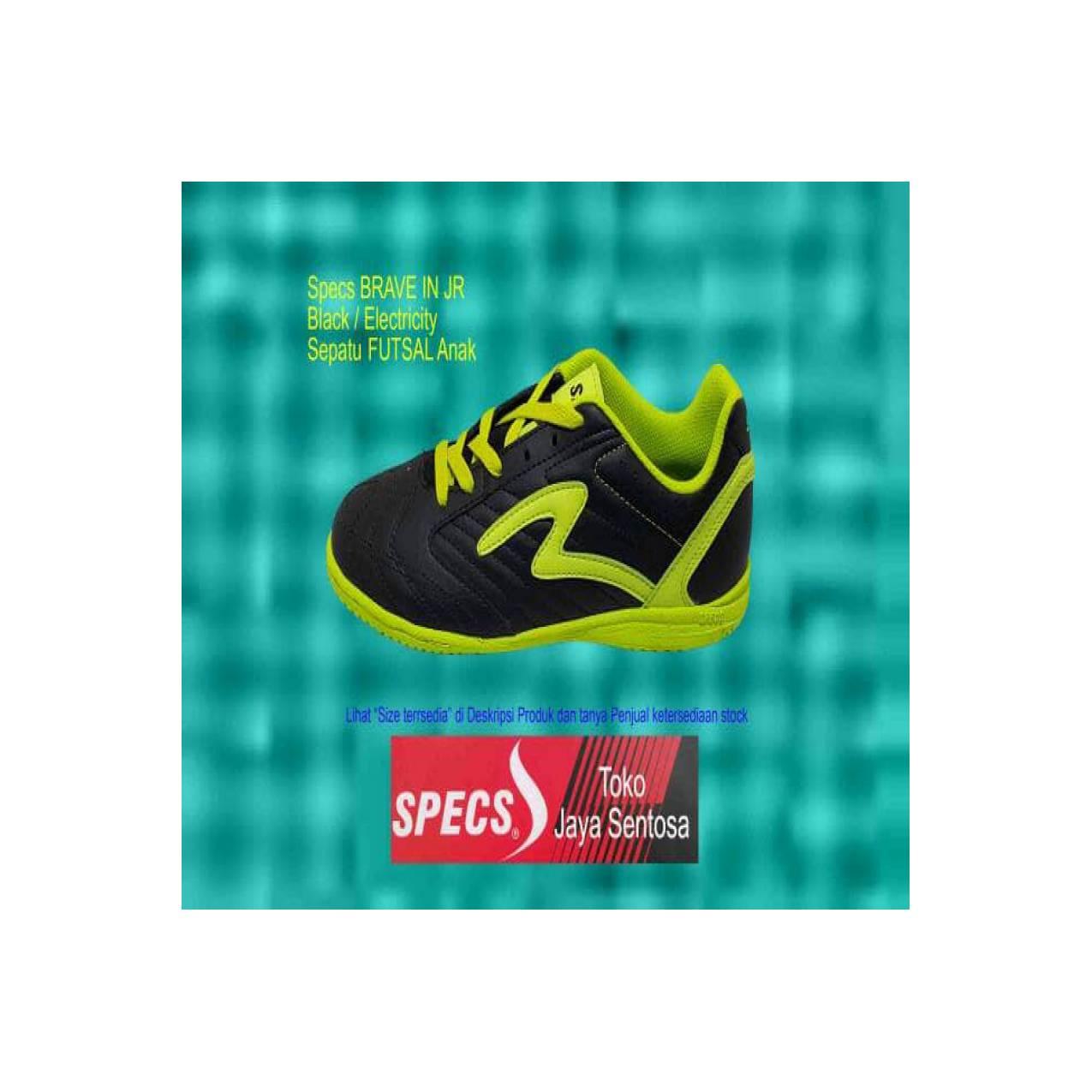 Sepatu Futsal Anak Specs BRAVE IN JR Black