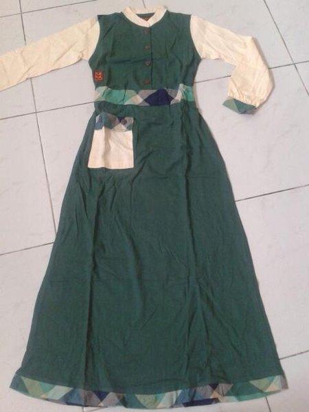 Gamis KeKe kombinasi kotak