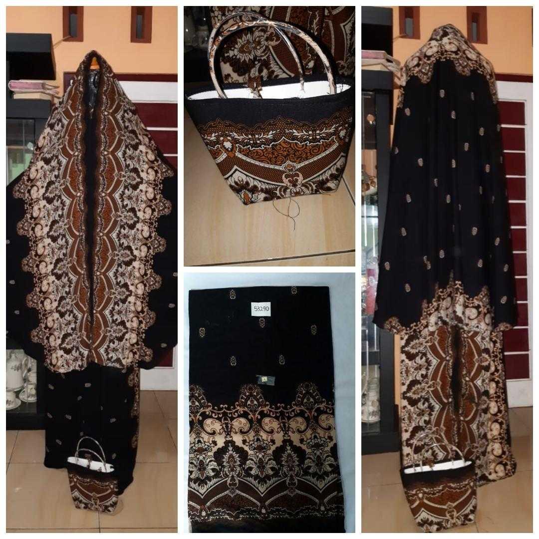 Newone Shop Mukena Katun Bali - Mukena Batik Wanita 2