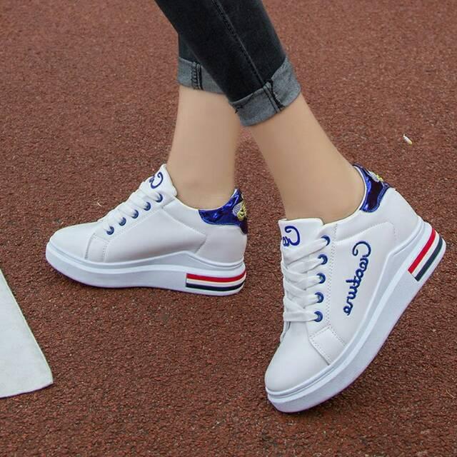 BK Sepatu Kets Sneakers Wanita FX/CICO- Merah Biru - Casual Santai