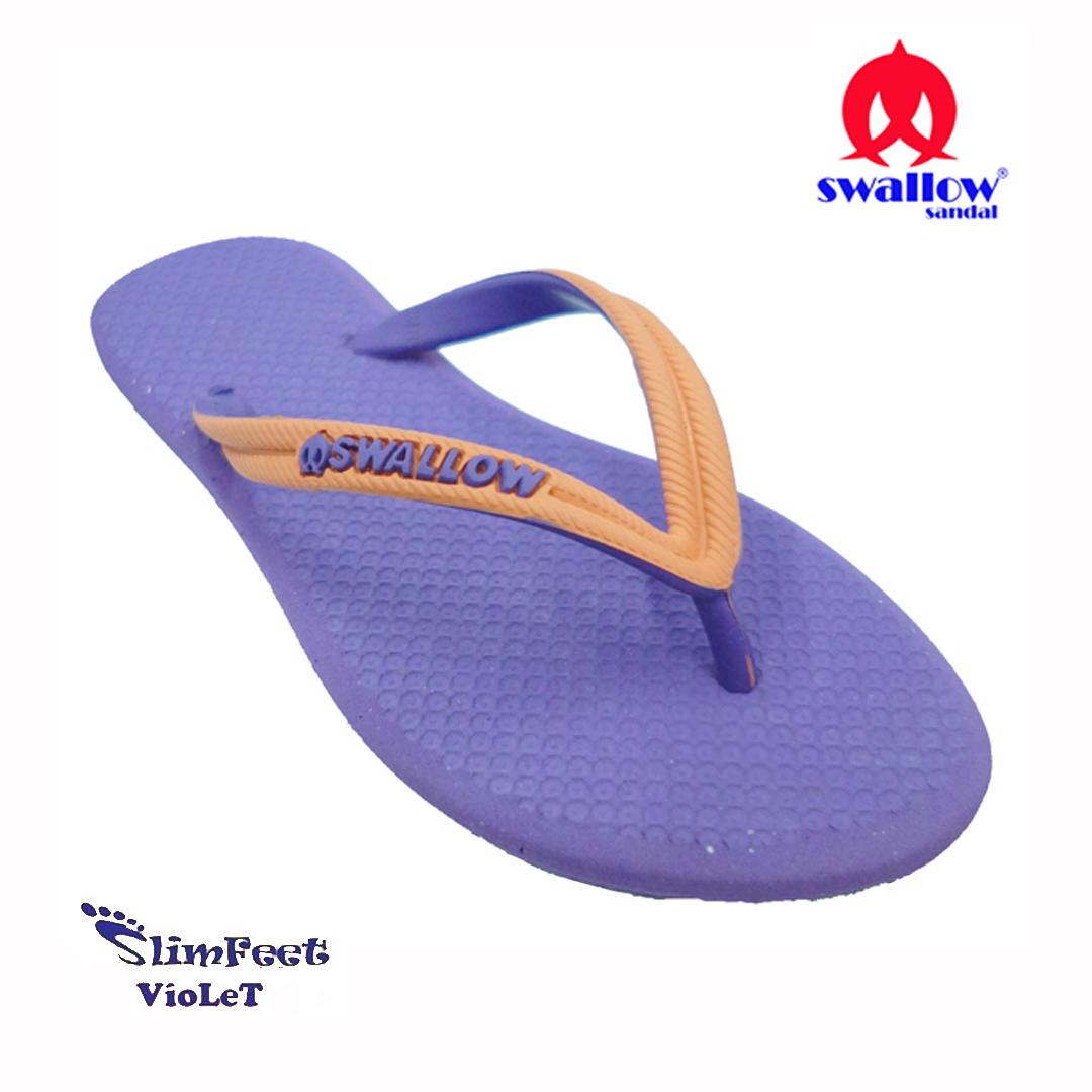 Sandal Swallow Premium SlimFeet Wanita - Violet
