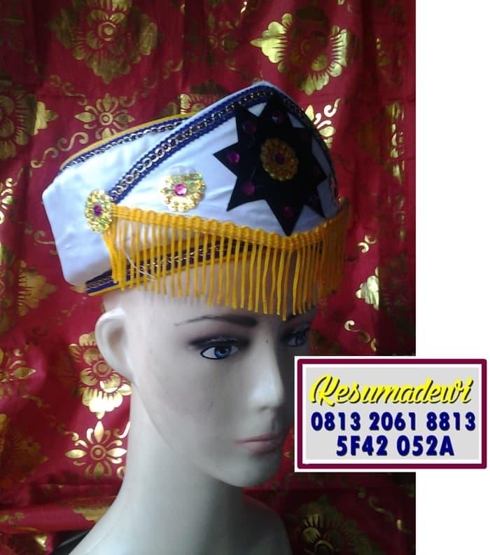 Best Seller!! Topi Pria Betawi Baju Adat Karnaval Kostum Tari Anak Tradisional - ready stock