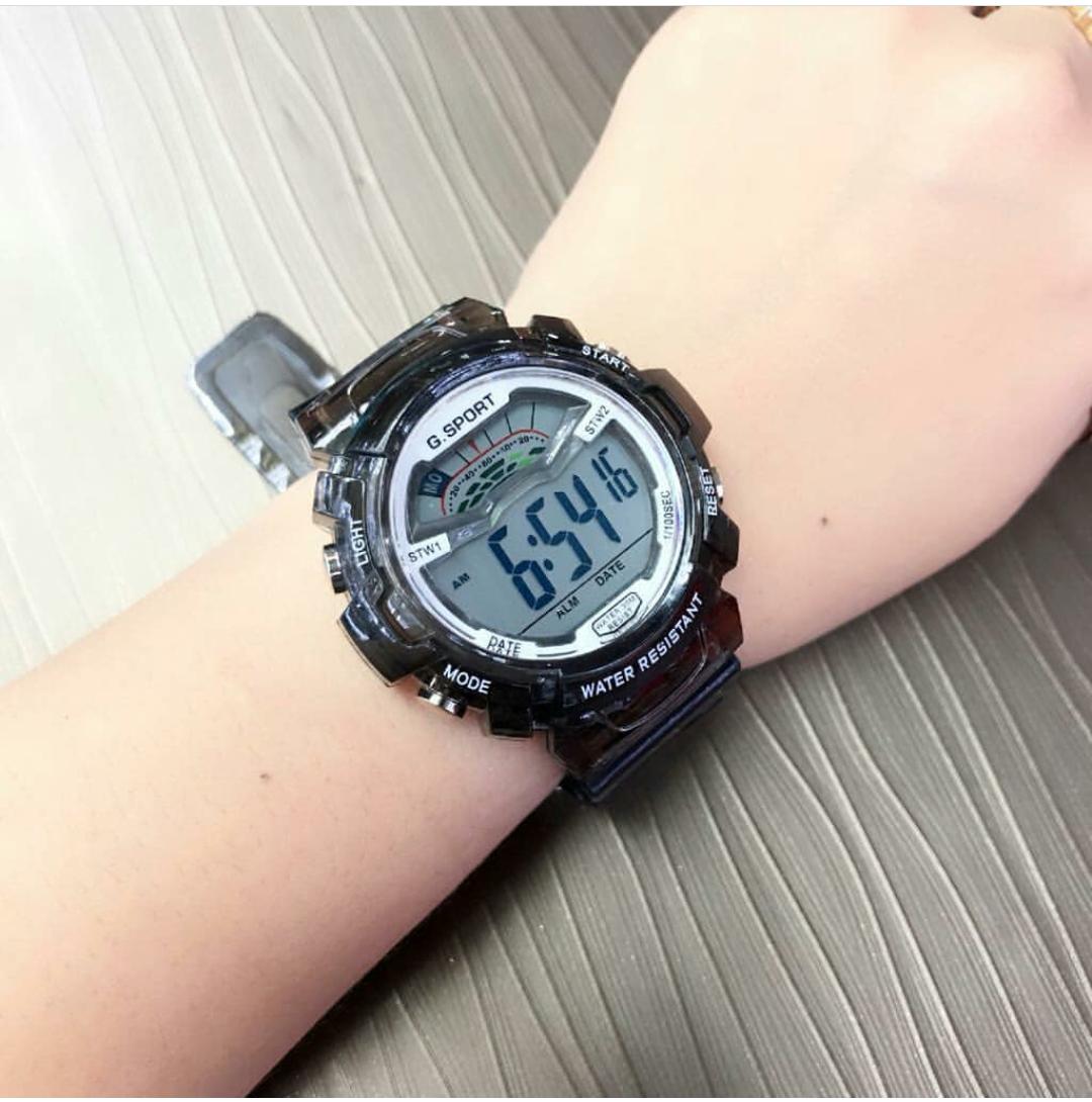 Jam Tangan Original Q&Q G Sport - Water Resist - Jam Tangan Anak / Remaja Modis Kekinian - Fitur komplit - Tali Karet
