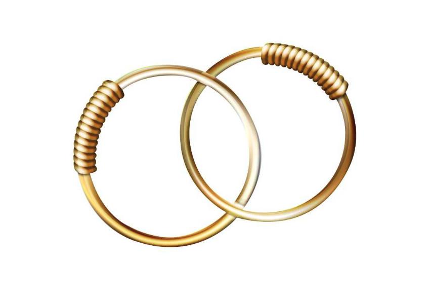 Anting Emas Bayi 24 K - 0.5 Gram