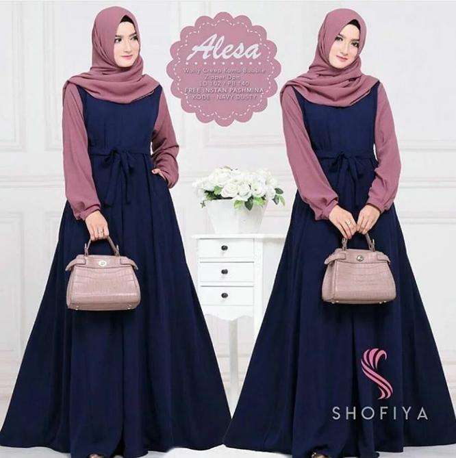 Baju Muslim Wanita Alicia Dress Set