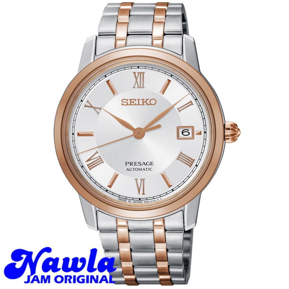 Seiko Presage SRPC06J1 Silver Dial Sapphire - Jam Tangan Pria SRPC06 Best N2jt
