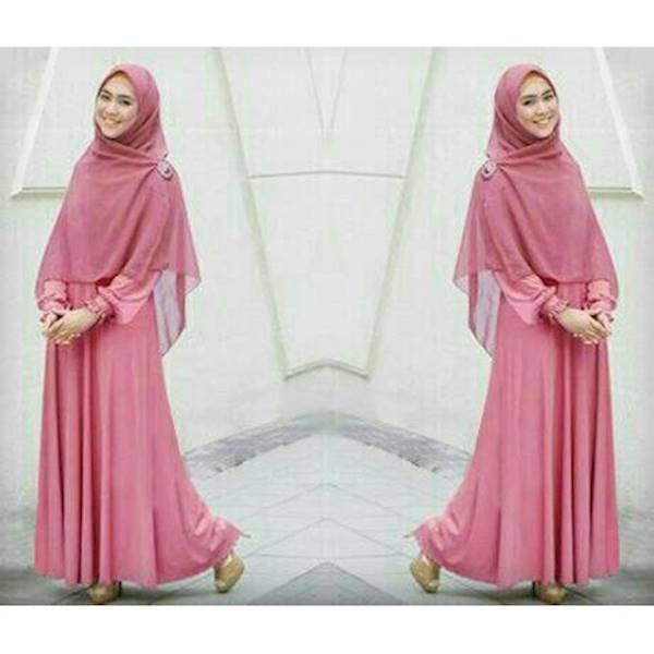 Promo Hari Ini Baju Muslim/Muslim Syari Murah/Gamis Murah/Gamis Cherish Oki Murah Untuk Lebaran