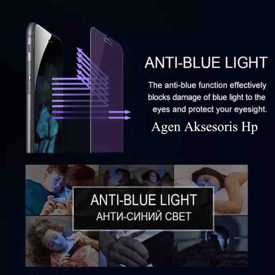 Anti Blue Light Tempered Glass Oppo Neo 9 5.0 inchi Screen Guard Oppo A37F A37 Anti Gores Kaca Anti Radiasi 2.5D 9H 0.3mm