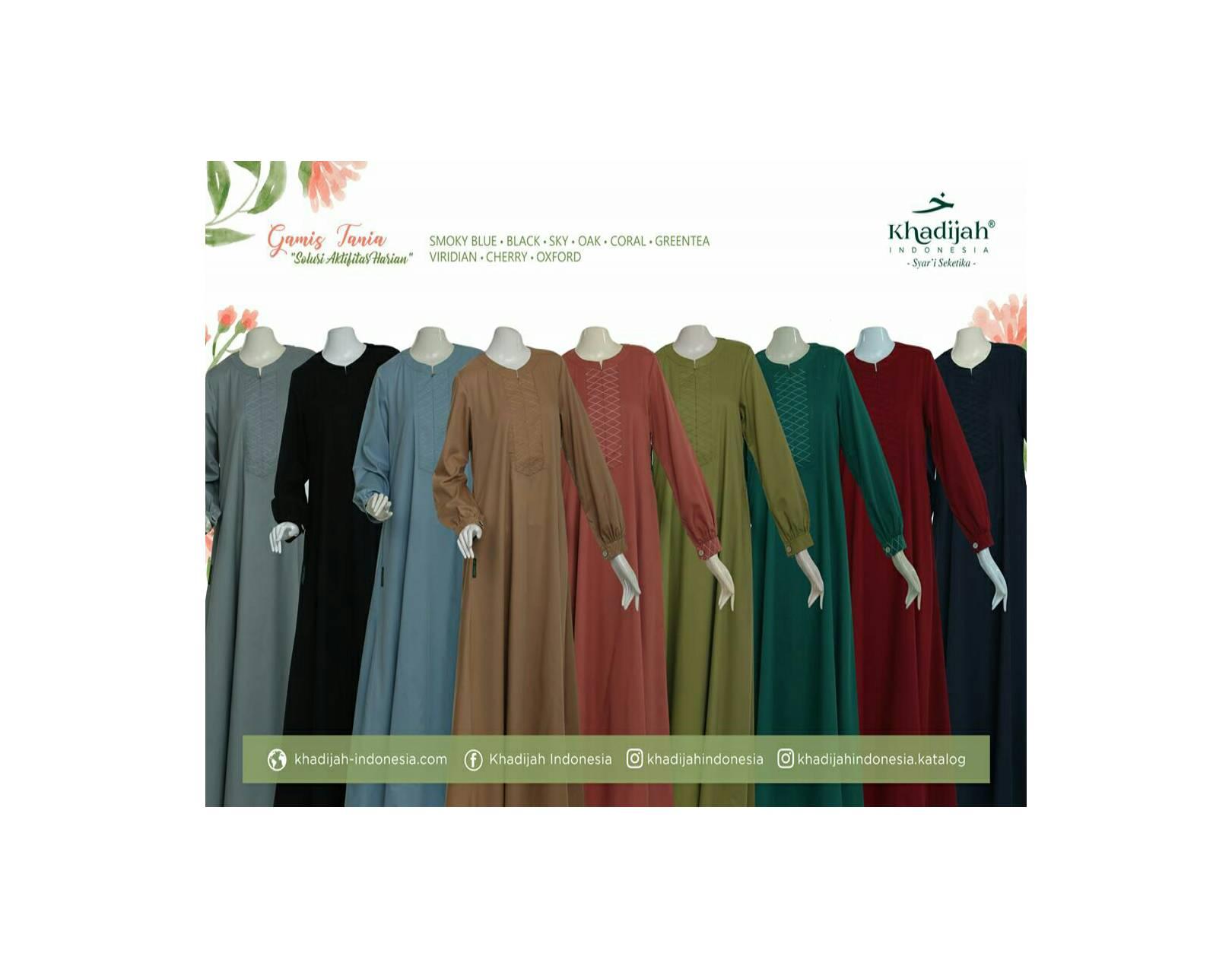 Gamis Tania katun toyobo khadijah size S-XL