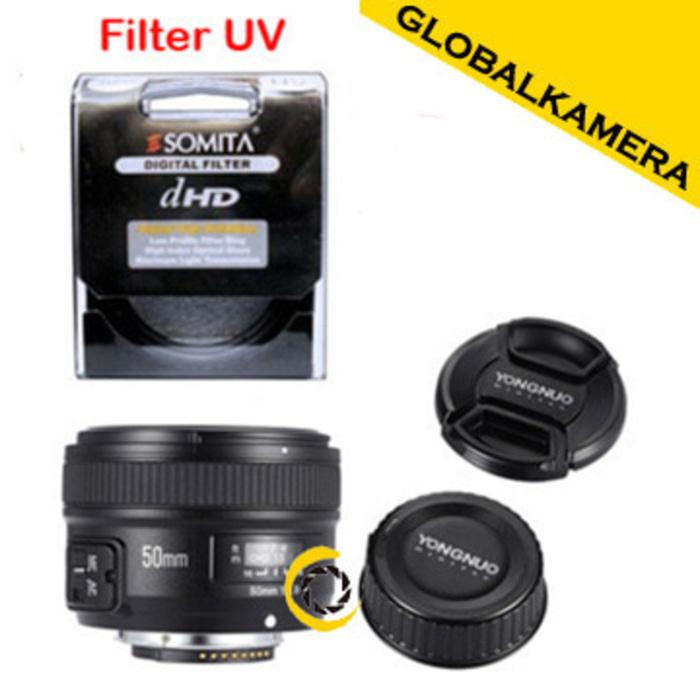 YONGNUO YN50MM F1.8 For Nikon AF-S (Auto Focus) Free Filter UV