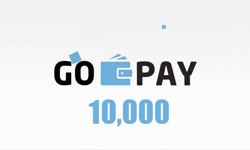 Saldo Gopay isi ulang 10000