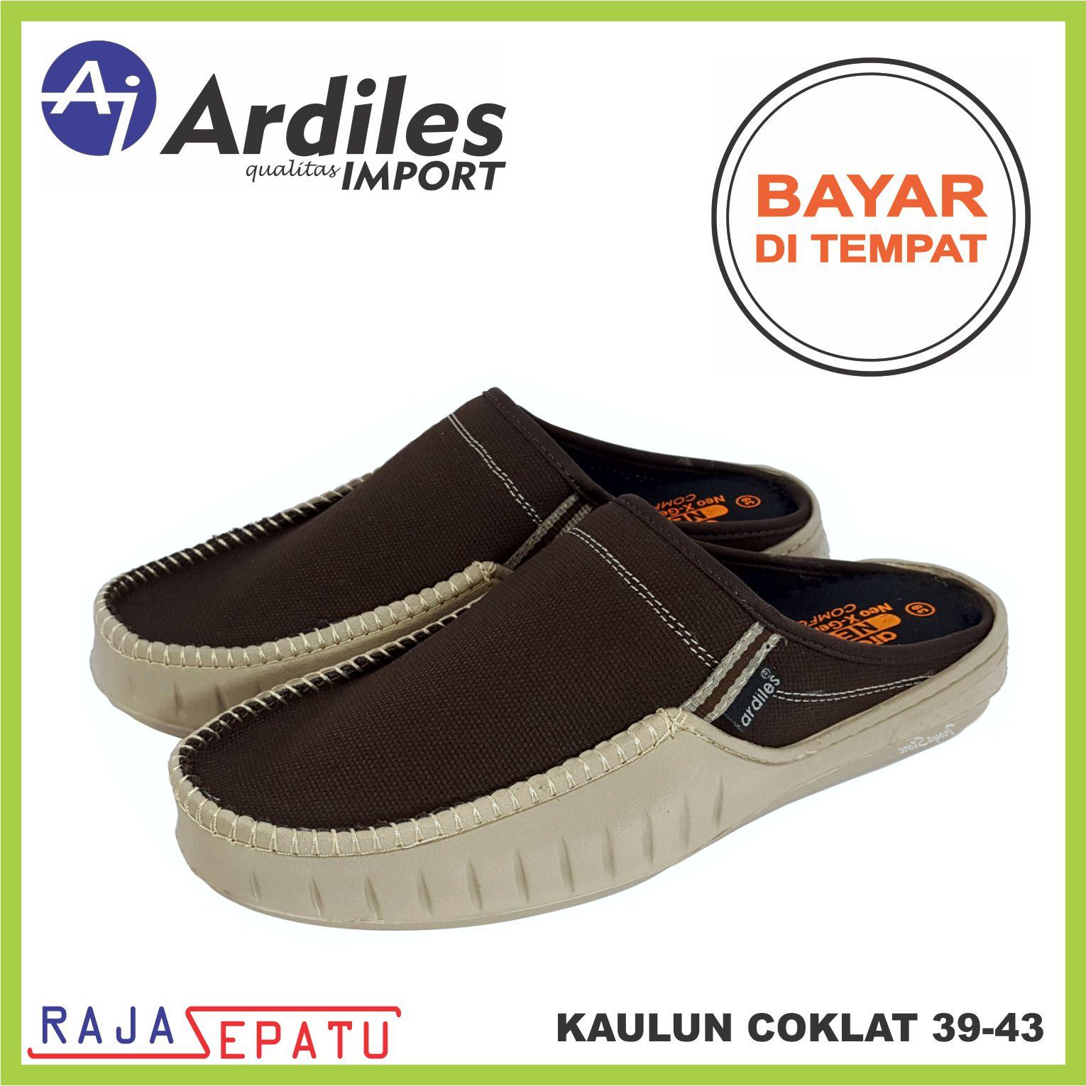 RAJASEPATU - ARDILES Sepatu Sandal Slip on Original Kaulun - Sepatu Pria Branded - Awet Qualitas Import Troyastore RAJASEPATU - ARDILES Sepatu Sandal Slip on Original Kaulun - Sepatu Pria Branded - Awet Qualitas Import Troyastore