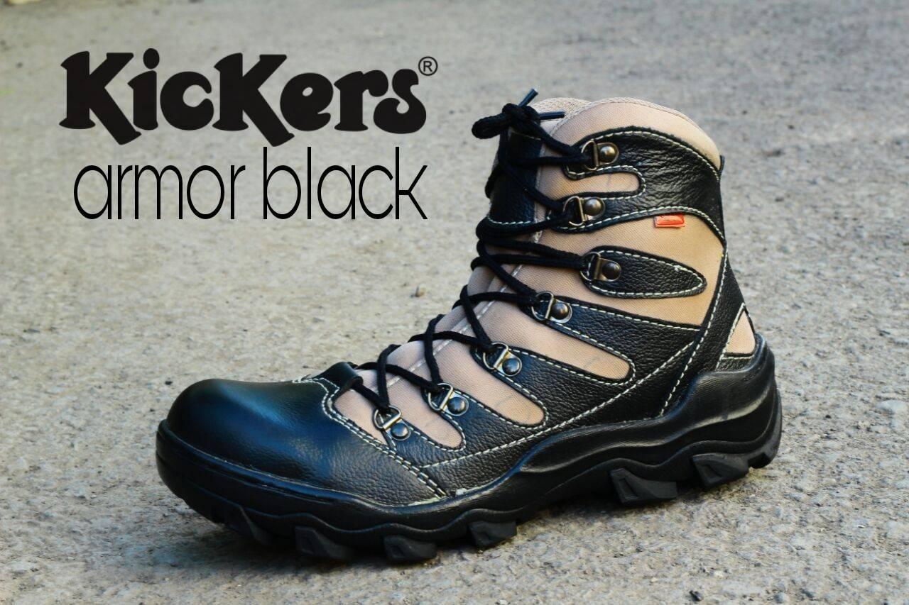 Kickers Armor - Sepatu Boots Pria Safety  kerja proyek hiking tracking