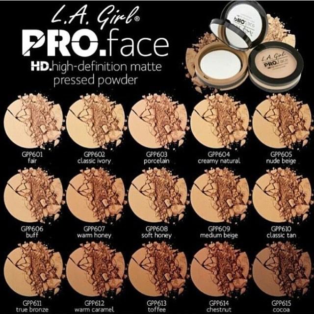 LA GIRL PRO FACE MATTE Pressed Powder (ORIGINAL 100%) , GPP601 FAIR