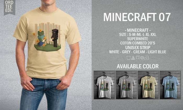 HOT SPESIAL!!! KAOS MINECRAFT 07 MURAH | KAOS DISTRO MURAH | RABBANI DISTRO - e88Ytq