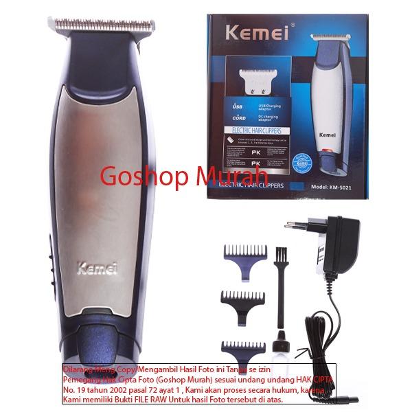 PROMO LAZADA Hair Clipper Kemei Detailer Alat Mesin Cukur Rambut Cordless