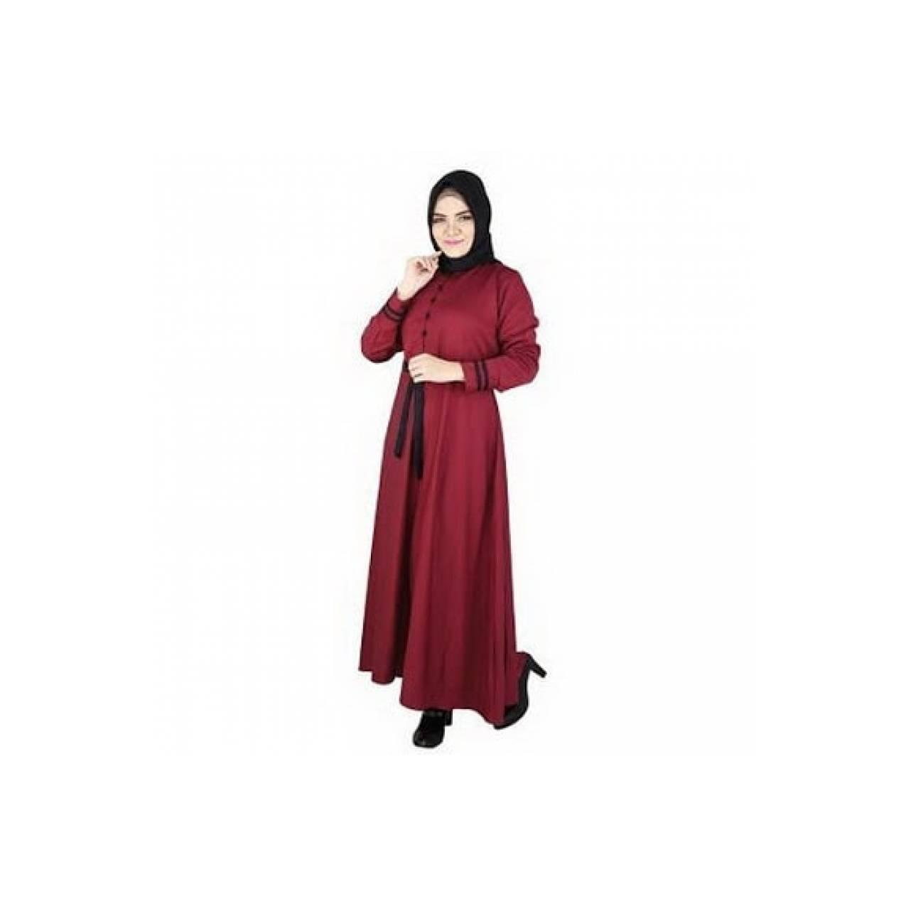 Gamis Syari Raindoz RWH 016 / Gamis Casual Wanita - Maroon, S