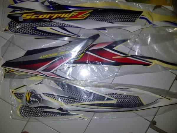 Stiker Motor / Stripping body Scorpio Z Tanya stok Dulu