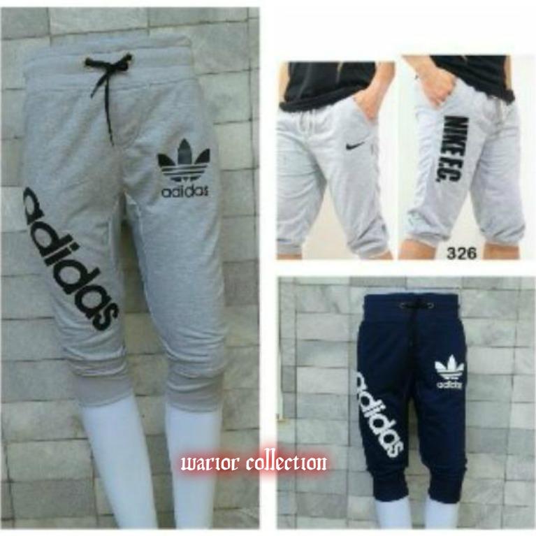 Spesifikasi dari Celana Joger Jogger Pant Pendek Training Olahraga Pria Cowok warior collection