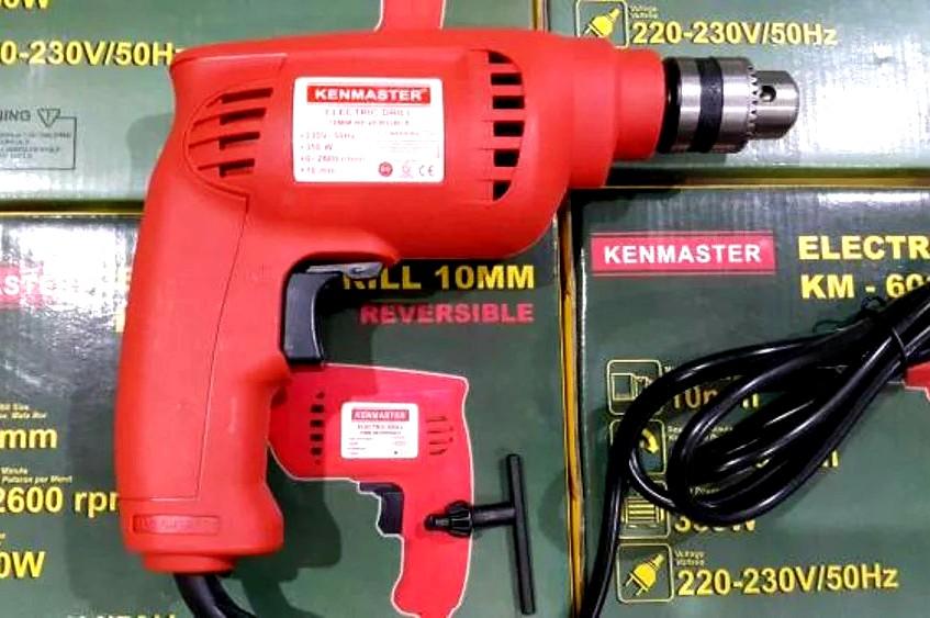 Mesin Bor Listrik KENMASTER KM-603R 10mm Bolak Balik Mesin Bor Listrik KENMASTER KM-603R 10mm Bolak Balik