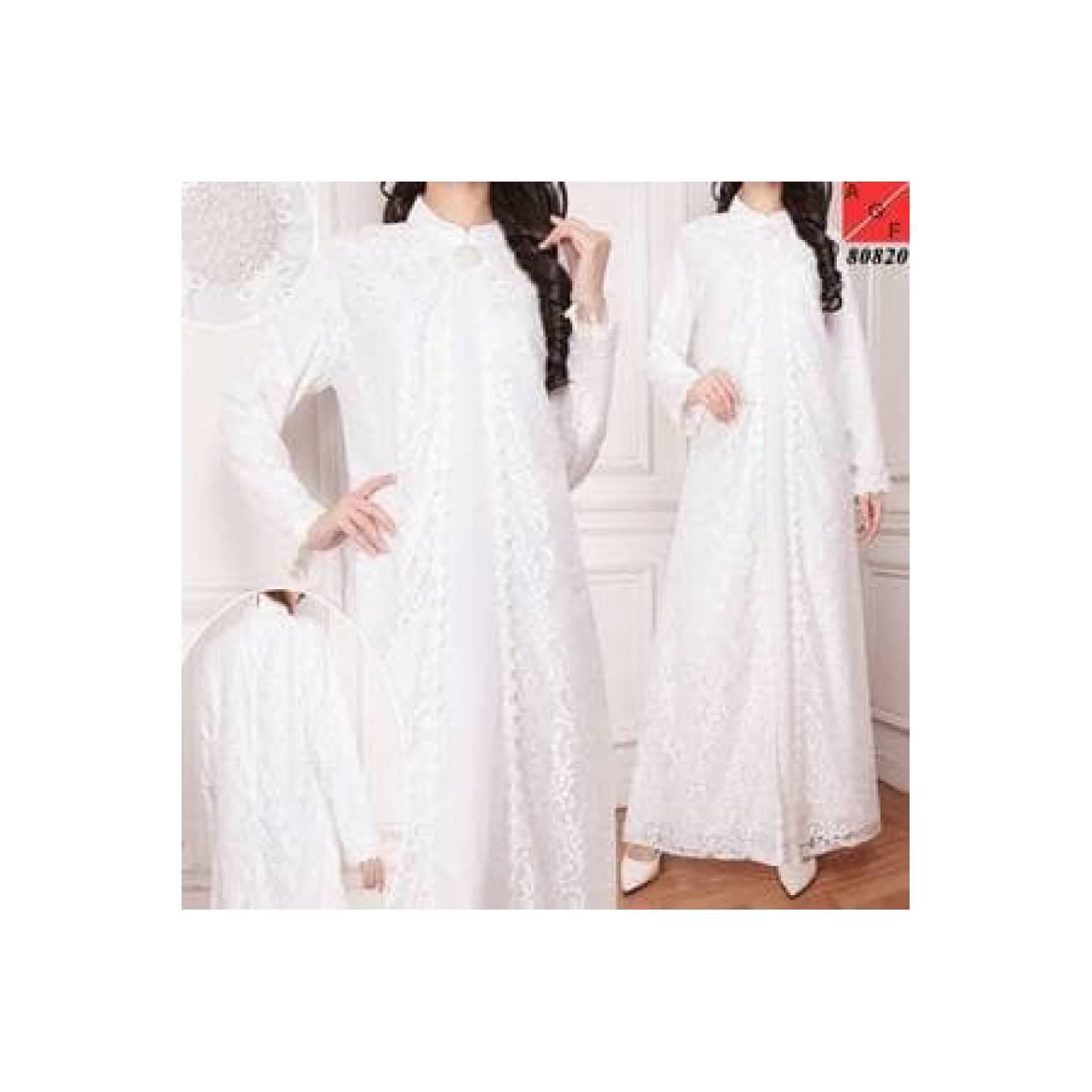 Gamis Putih Baju Umroh Baju Haji Baju manasik Busana muslim wanita